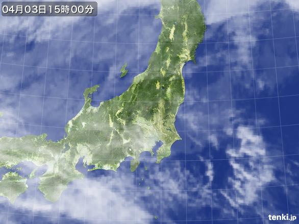 実況天気図(2016年04月03日)