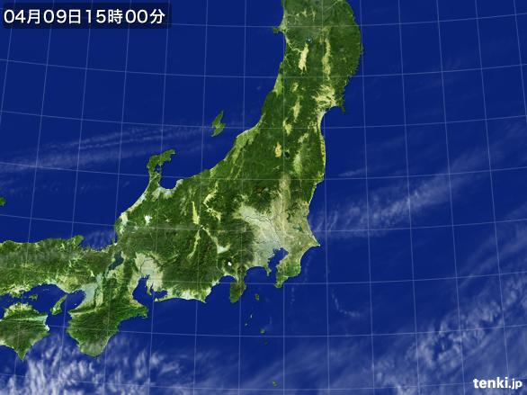 実況天気図(2016年04月09日)