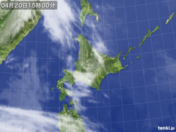 実況天気図(2016年04月20日)