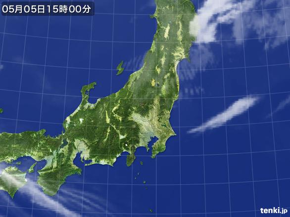 実況天気図(2016年05月05日)