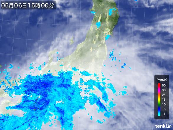 実況天気図(2016年05月06日)