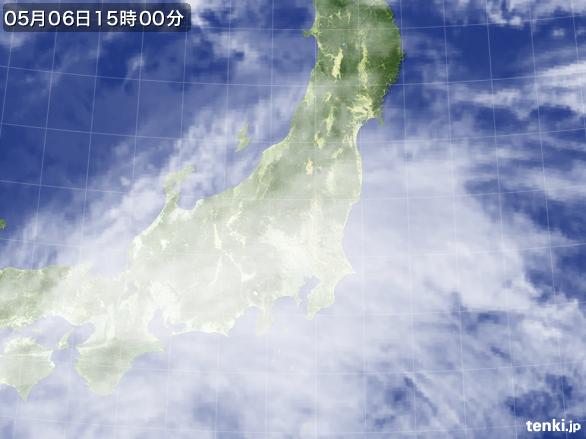 実況天気図(2016年05月06日)