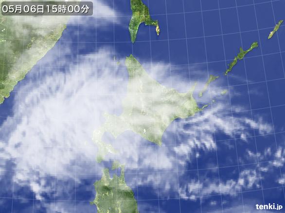 実況天気図(2016年05月06日)