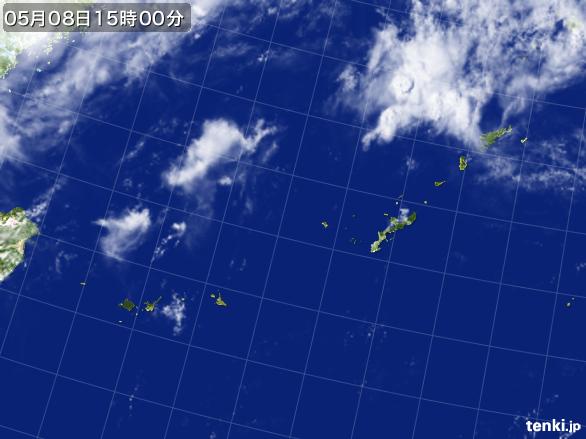 実況天気図(2016年05月08日)