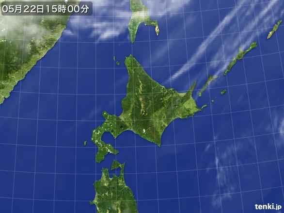 実況天気図(2016年05月22日)