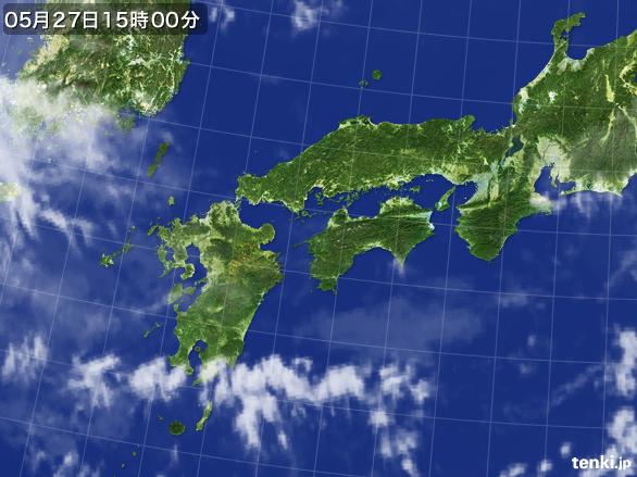 実況天気図(2016年05月27日)