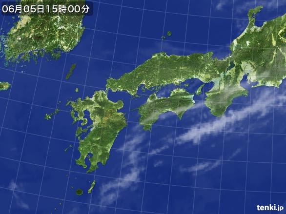 実況天気図(2016年06月05日)