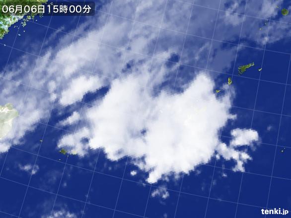 実況天気図(2016年06月06日)