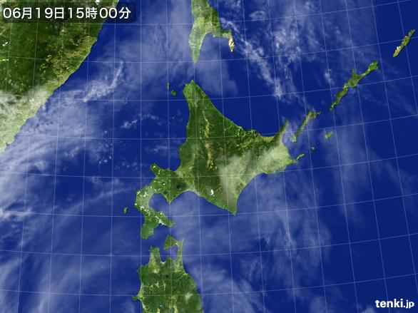 実況天気図(2016年06月19日)