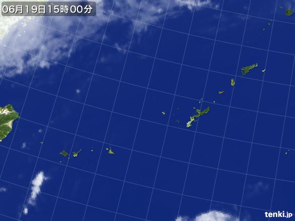 実況天気図(2016年06月19日)