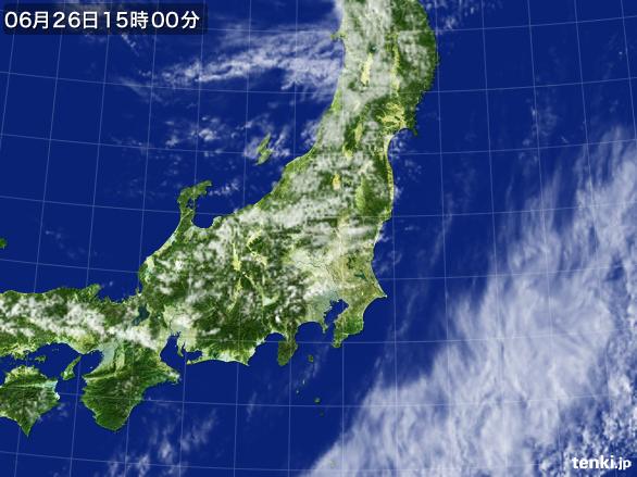 実況天気図(2016年06月26日)