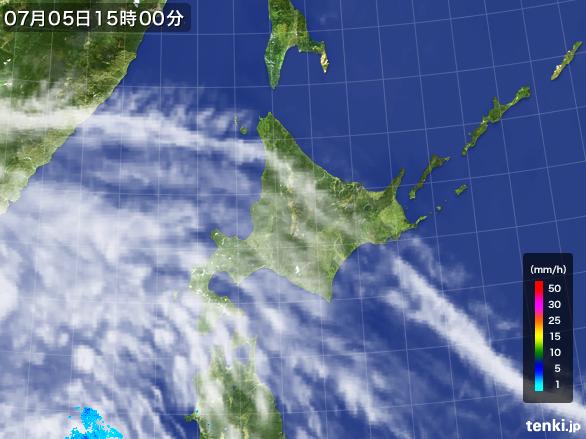 実況天気図(2016年07月05日)