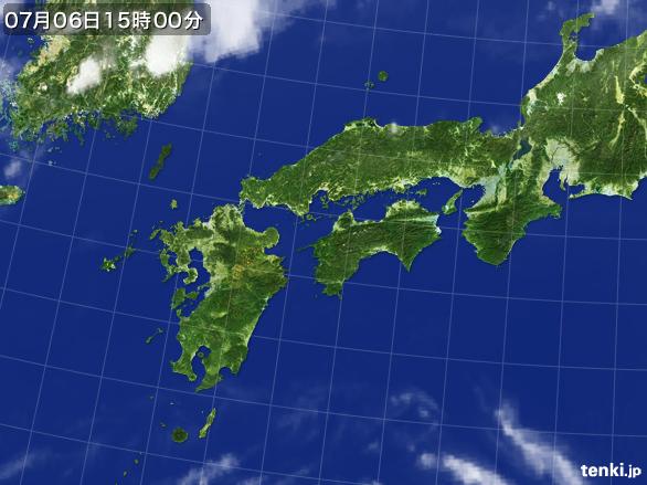 実況天気図(2016年07月06日)