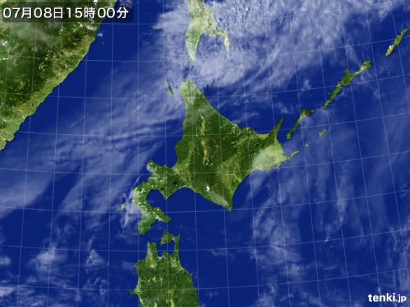 実況天気図(2016年07月08日)