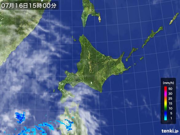 実況天気図(2016年07月16日)
