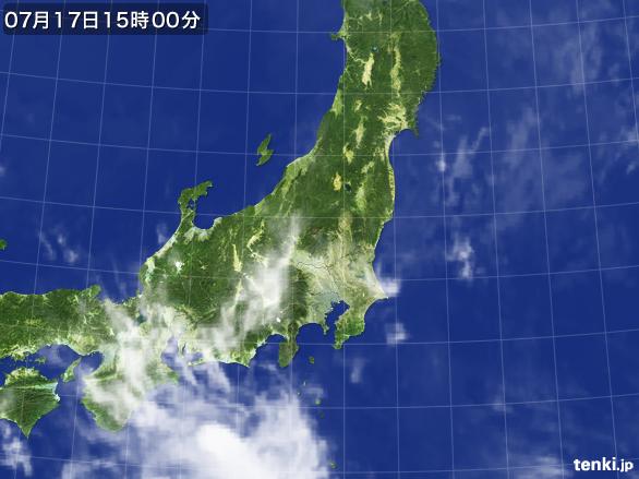 実況天気図(2016年07月17日)
