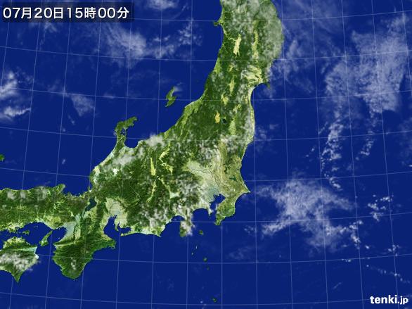 実況天気図(2016年07月20日)