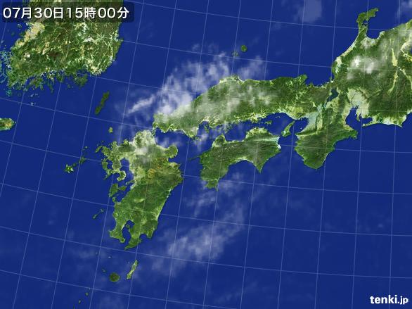 実況天気図(2016年07月30日)