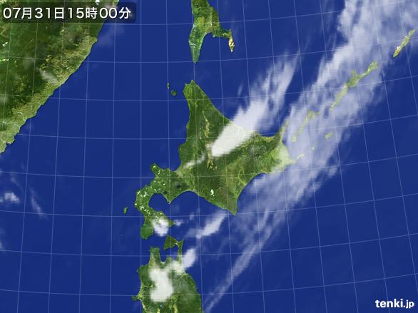実況天気図(2016年07月31日)