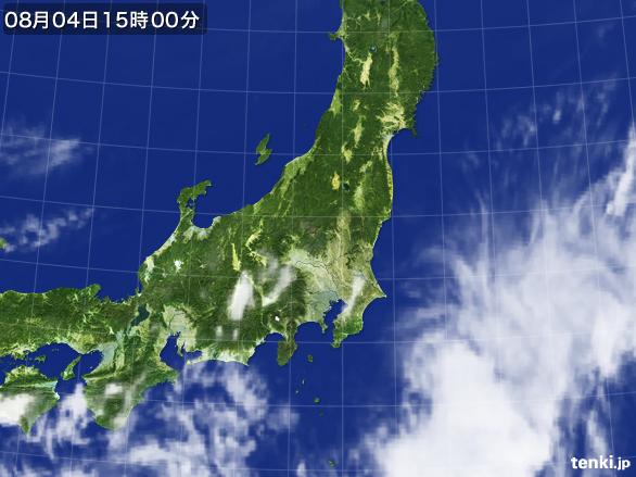 実況天気図(2016年08月04日)