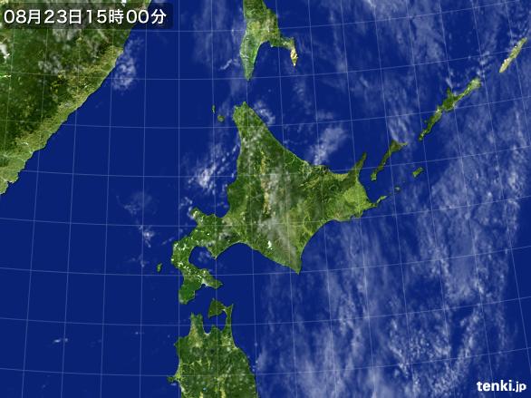 実況天気図(2016年08月23日)