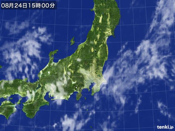 実況天気図(2016年08月24日)