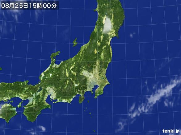 実況天気図(2016年08月25日)