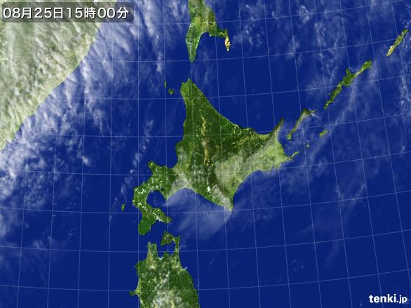 実況天気図(2016年08月25日)