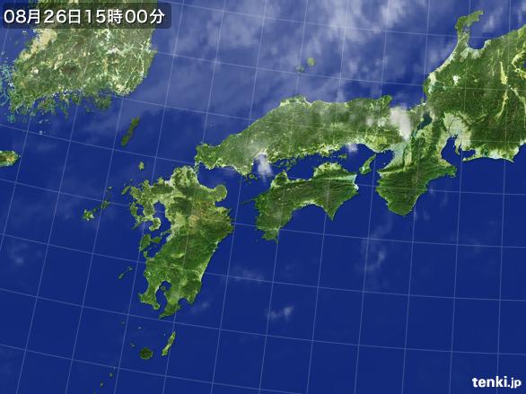実況天気図(2016年08月26日)