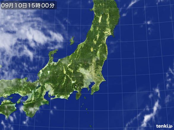 実況天気図(2016年09月10日)