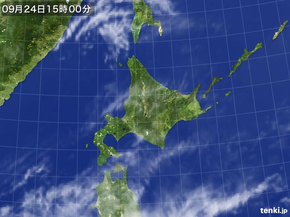 実況天気図(2016年09月24日)