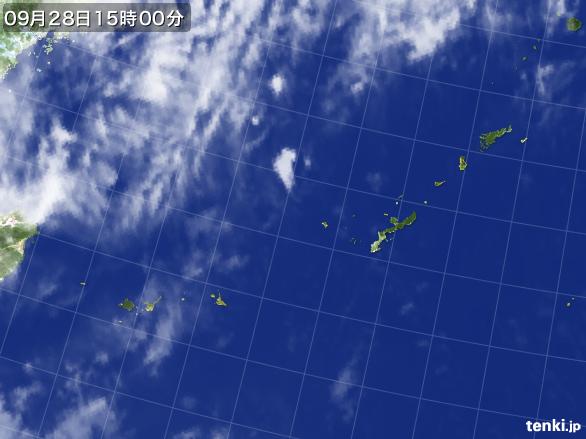 実況天気図(2016年09月28日)