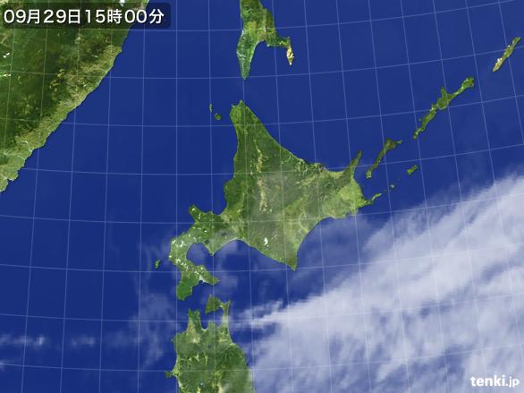 実況天気図(2016年09月29日)
