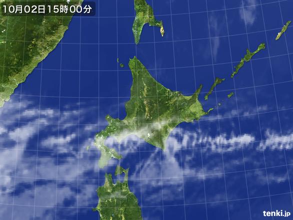 実況天気図(2016年10月02日)