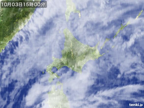 実況天気図(2016年10月03日)