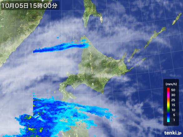 実況天気図(2016年10月05日)