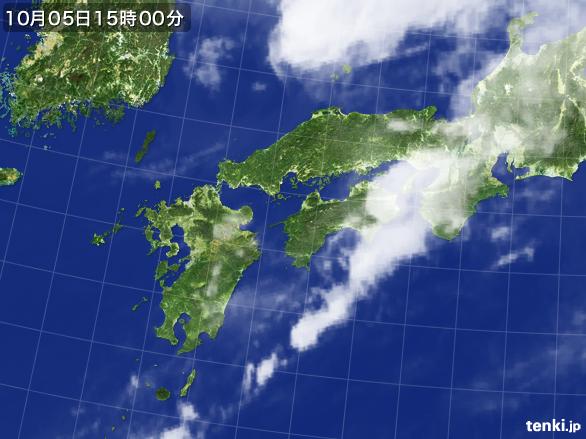 実況天気図(2016年10月05日)