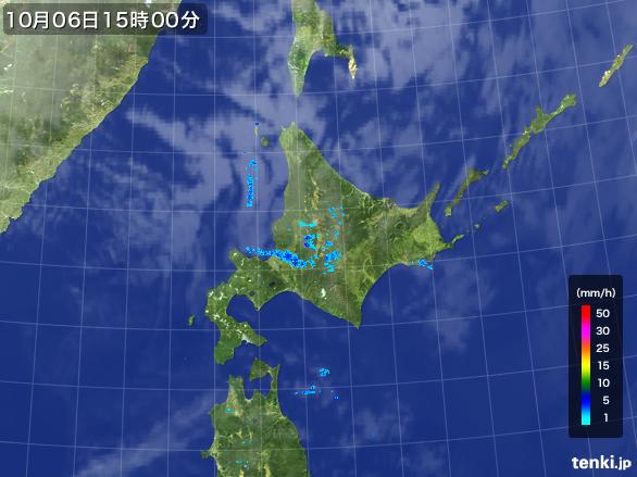 実況天気図(2016年10月06日)