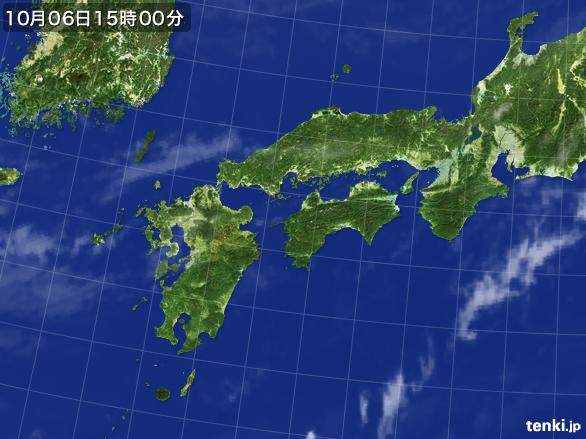 実況天気図(2016年10月06日)