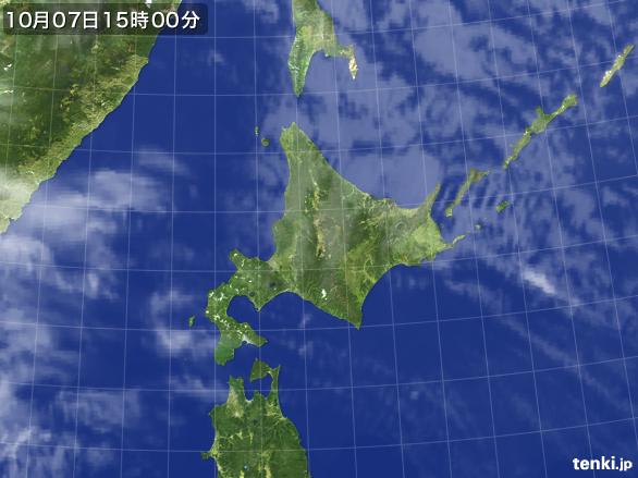 実況天気図(2016年10月07日)