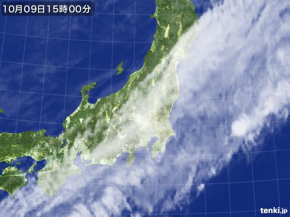 実況天気図(2016年10月09日)