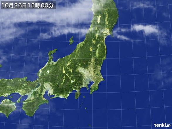 実況天気図(2016年10月26日)