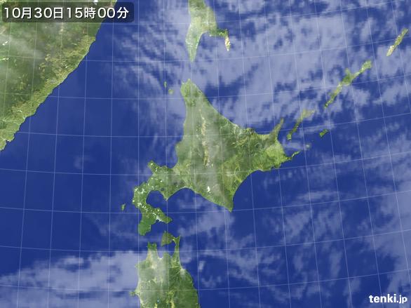 実況天気図(2016年10月30日)