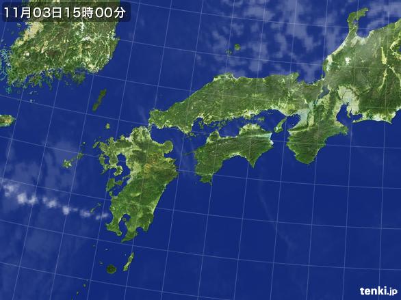実況天気図(2016年11月03日)