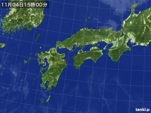 実況天気図(2016年11月04日)