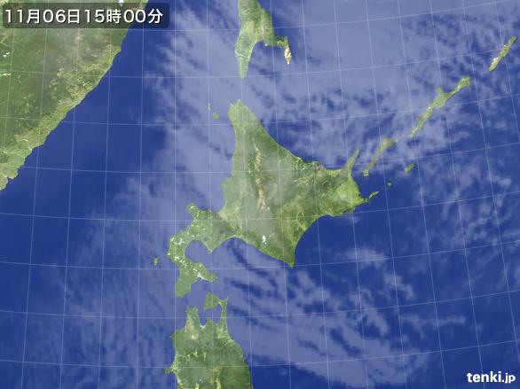 実況天気図(2016年11月06日)