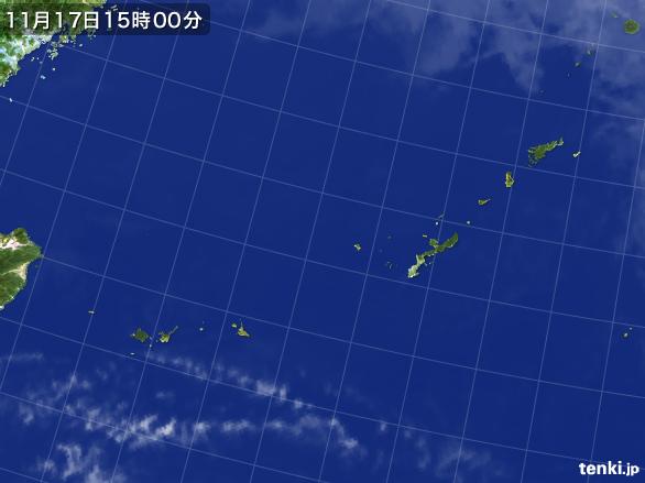 実況天気図(2016年11月17日)