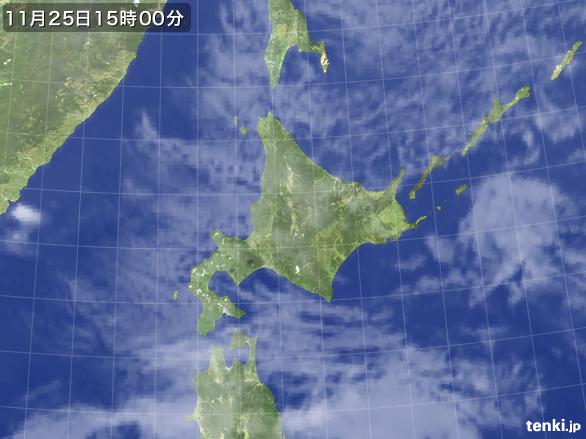 実況天気図(2016年11月25日)