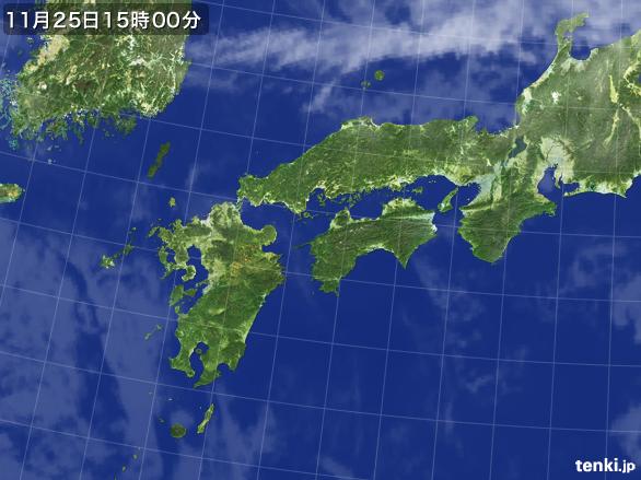 実況天気図(2016年11月25日)