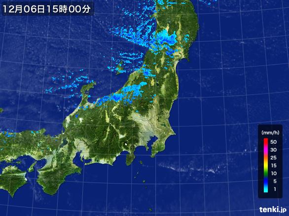 実況天気図(2016年12月06日)